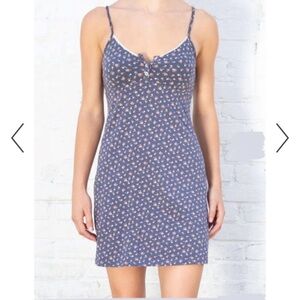 Brandy Melville Arianna blue Floral Dress